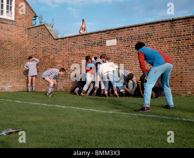 Eton College Wand Spiel 1980. Stockfoto