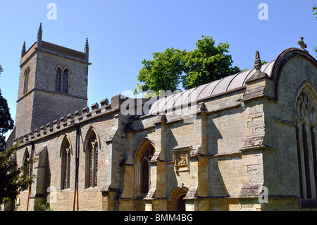 St. Guthlac Kirche, Passenham, Northamptonshire, England, Vereinigtes Königreich Stockfoto