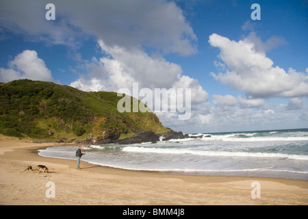 Coffee Bay, Transkye, Wild Coast, Südafrika. Atemberaubende Strände in Coffee Bay Stockfoto