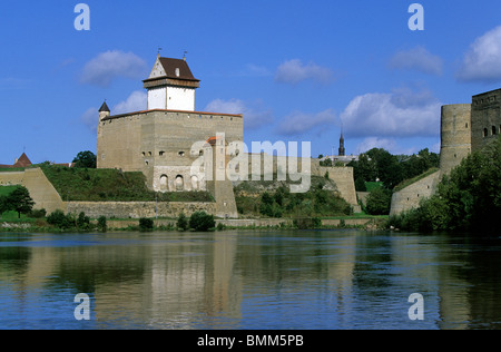 Estland, Narva, Burg (13. Jh.) Stockfoto