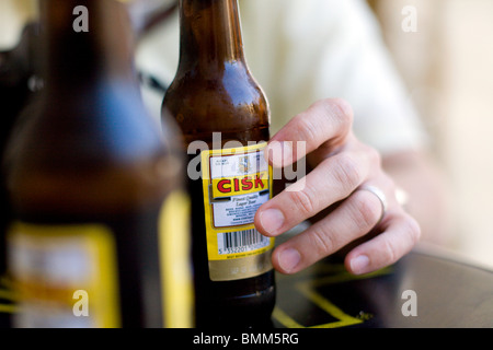 Cisk Bier in Malta Stockfoto