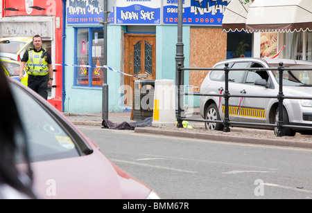 Szene der Massenerschießungen von Derrick Bird in Whitehaven Cumbria UK Stockfoto