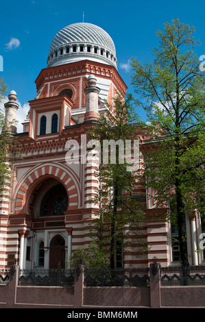 Die Grand Choral Synagoge St. Petersburg bezeichnet die Synagoge St. Petersburg in Russland Stockfoto