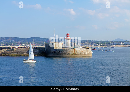 Hafen von Dun Laoghaire, Co. Dublin, Irland Stockfoto