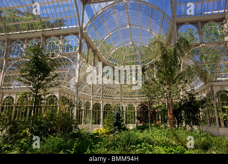 Kristallpalast, Parque del Retiro, Madrid, Spanien Stockfoto