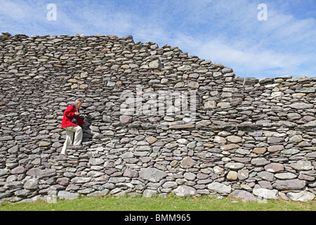 Staigue Stone Fort, Ring of Kerry, Irland Stockfoto