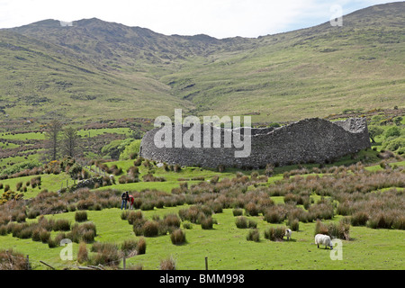 Staigue Stone Fort, Ring of Kerry, Irland Stockfoto