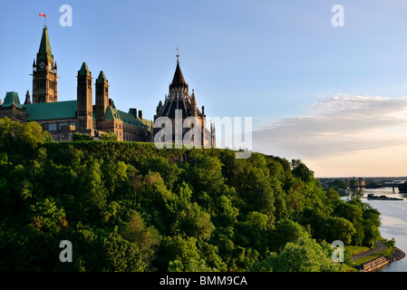 Kanadische Parlamentsgebäude, Ottawa, Ontario, Kanada. Stockfoto