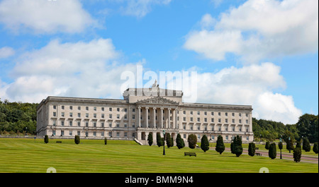 Stormont, Gebäude des Parlaments von Nordirland in Belfast Stockfoto