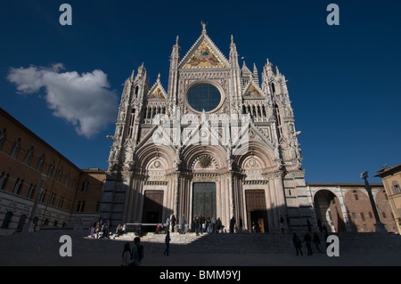 Santa Maria Assunta Duomo in Siena Toskana, Italien Stockfoto
