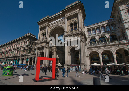 Galleria Vittorio Emanuele II, Mailand, Italien Stockfoto