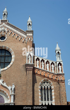 façade der Kirche Madonna dell'Orto, Venedig, Italien, Stockfoto