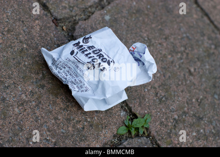 Verworfene Millionen Euro Lotterie, euromillions, Lotto Stockfoto