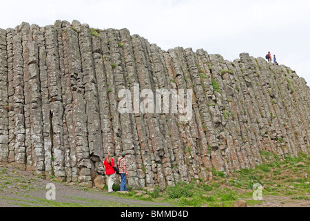 Kristallring Causeway, Co. Antrim, Nordirland Stockfoto