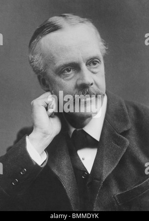Undatierte Porträtfoto des Arthur James Balfour (1848-1930) - konservative Staatsmann und Premierminister des Vereinigten Königreichs von 1902 bis 1905. Stockfoto