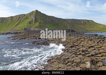 Kristallring Causeway, Co. Antrim, Nordirland Stockfoto