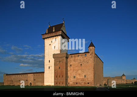 Estland, Narva, Burg (13. Jh.) Stockfoto