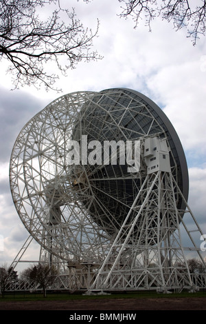 Jodrell Bank Radioteleskop Cheshire Plains England uk Stockfoto