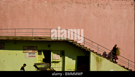 herab, Treppen, Gori, Georgien Stockfoto