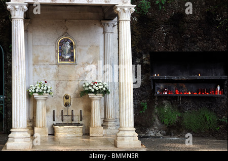 Largo da Fonte, Brunnen der Jungfrau, Monte, Madeira, Portugal Stockfoto