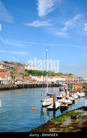 Whitby Harbour North Yorkshire England Stockfoto
