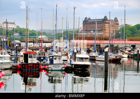 Scarborough Hafen Yorkshire England Stockfoto