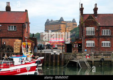 Scarborough Hafen Yorkshire England Stockfoto