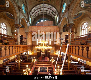 Eldridge Street Synagoge, Lower East Side, Manhattan, New York City, NY, USA Stockfoto