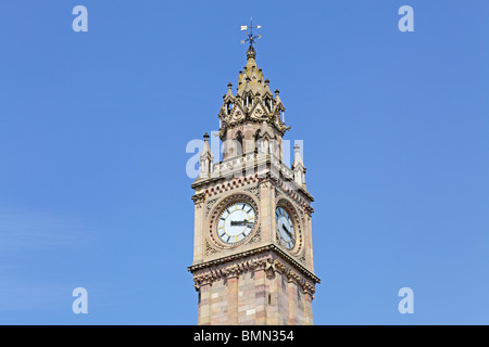 Albert Memorial Clock, Belfast, Nordirland Stockfoto