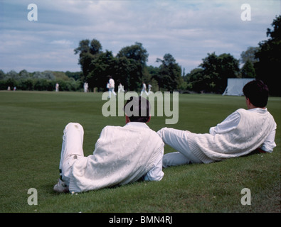 Eton College Cricketers von 1980. Stockfoto