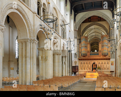 Die Cathedral Church of Christ und der seligen Jungfrau Maria in Rochester, Kent Stockfoto