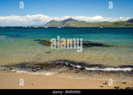 yr eIFL.NET Berge von Porth Dinllaen Nefyn Lleyn Halbinsel Gwynedd Nord Wales uk Stockfoto