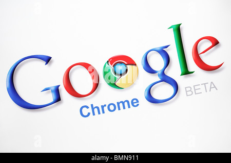 Google Chrome Web Browser Screenshot Stockfoto