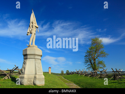 132. Pennsylvania Denkmal und Aussichtsturm, Antietam National Battlefield, Sharpsburg, Maryland, USA Stockfoto