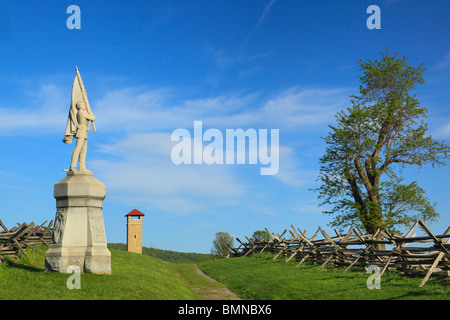 132. Pennsylvania Denkmal und Aussichtsturm, Antietam National Battlefield, Sharpsburg, Maryland, USA Stockfoto