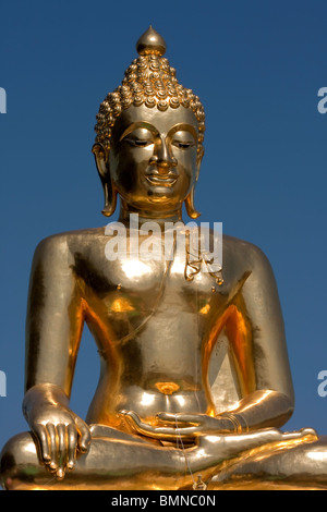 Golden River Buddha, Goldenes Dreieck, Mekhong River, Sop Ruak, Thailand. Stockfoto