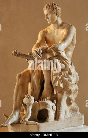 Rom. Italien. Nationales Museum von Rom. Palazzo Altemps. Ludovisi Ares (Mars) 2. Jh. v. Chr. Stockfoto