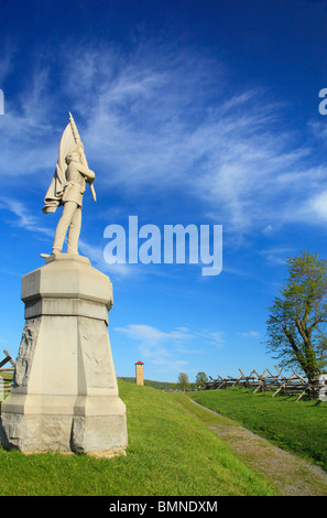 132. Pennsylvania Denkmal und Aussichtsturm, Antietam National Battlefield, Sharpsburg, Maryland, USA Stockfoto