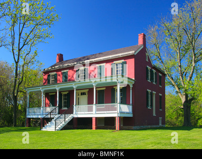 Die Worthington Farm House, Monocacy National Battlefield Park, Frederick, Maryland, USA Stockfoto