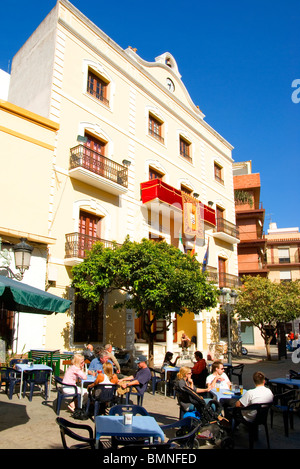 Andalusien, Almunecar-Altstadt Stockfoto