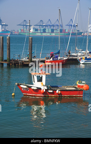 Essex, Harwich Hafen Stockfoto