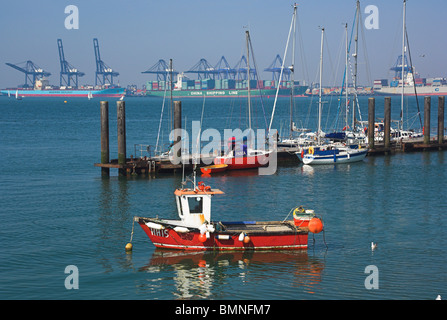 Essex, Harwich Hafen Stockfoto