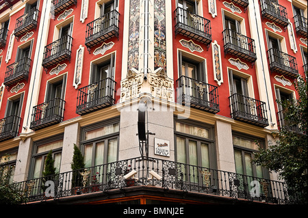 Das Petit Palace Posada del Peine, das älteste Hotel in Spanien, ca. 1610, Madrid, Spanien. Stockfoto