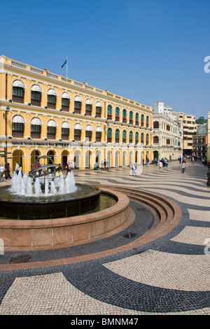 Asien, China, Macau, Senatsplatz, Largo De Senado Stockfoto