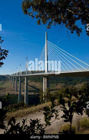 Aveyron, Millau, Hängebrücke Stockfoto