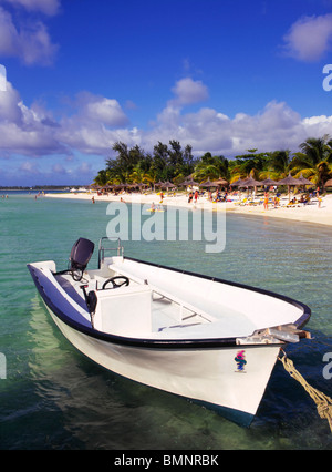 Mauritius Strand Mon Choisy Stockfoto