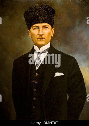 Ankara-Istanbul Mustafa Kemal Atatürk türkischen Staatsmann general und Gründer der Republik Türkei und erster Präsident Stockfoto