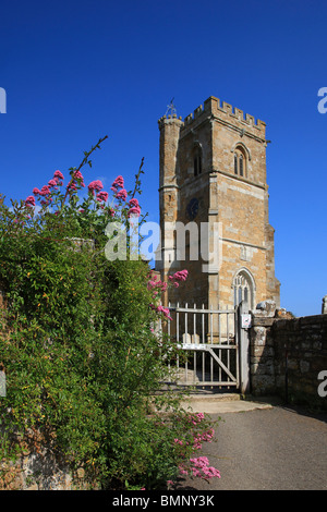 St.-Nikolaus-Kirche in Abbotsbury, Dorset, Großbritannien Stockfoto