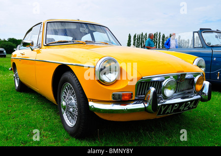 MG Auto bei Classic Car Show in Luton Stockfoto