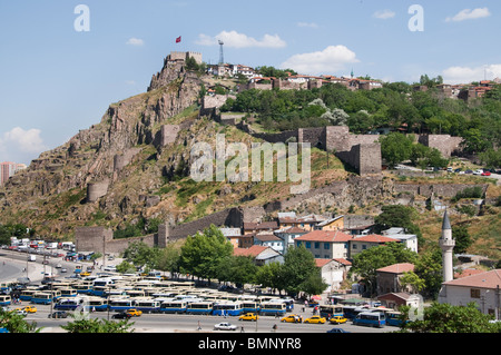 Bus Station alte Ankara Türkei Zitadelle Stadt Türkisch Stockfoto